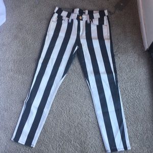 Crop slim cigarette jeans 7 for all mankind